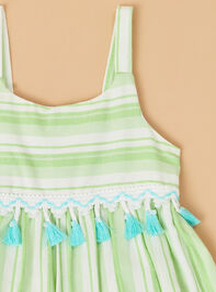 Maddie Striped Toddler Dress Detail 2 - AS Kids