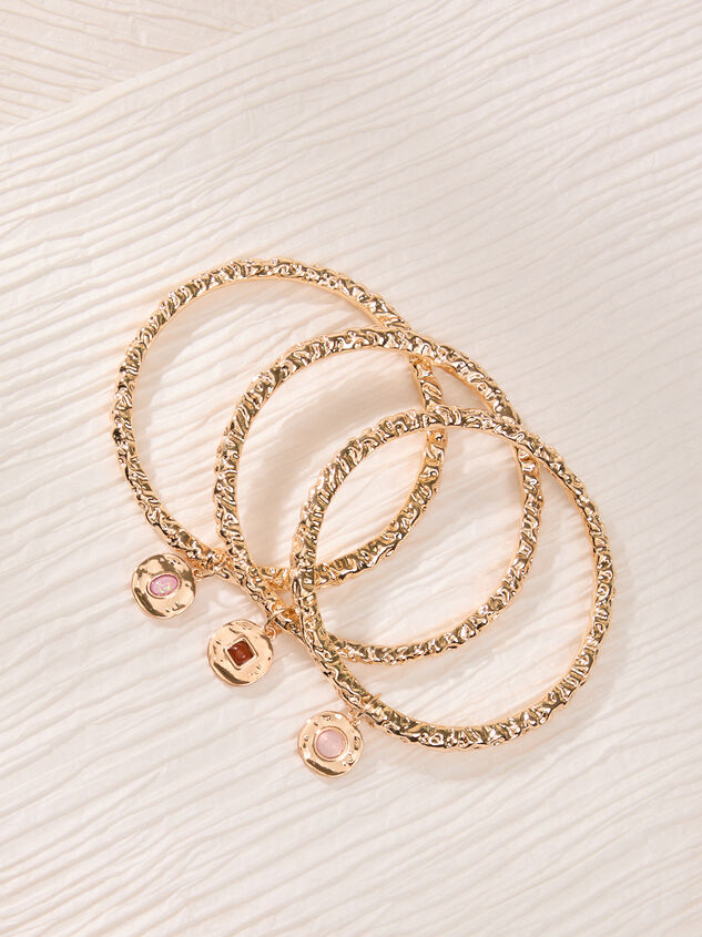 Golden Coast Hammered Bangle Set - AS Kids