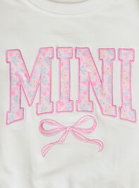 Lilly Bow Mini Sweatshirt Detail 3 - ALTAR'D STATE KIDS