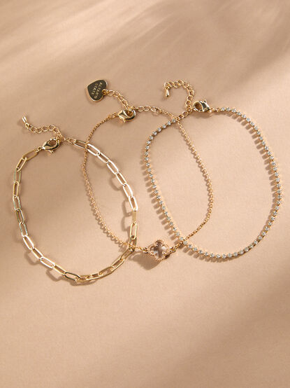 Crystal Clover Bracelet Set - AS Kids