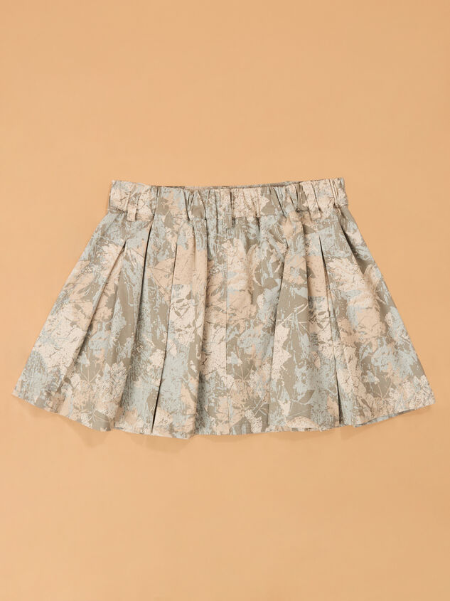 Calli Camo Pleated Skort Detail 4 - AS Kids