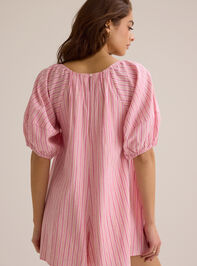 Ollie Puff Sleeve Romper Detail 5 - AS Kids