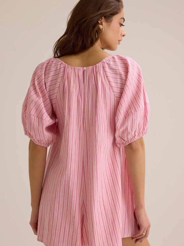 Ollie Puff Sleeve Romper Detail 5 - AS Kids