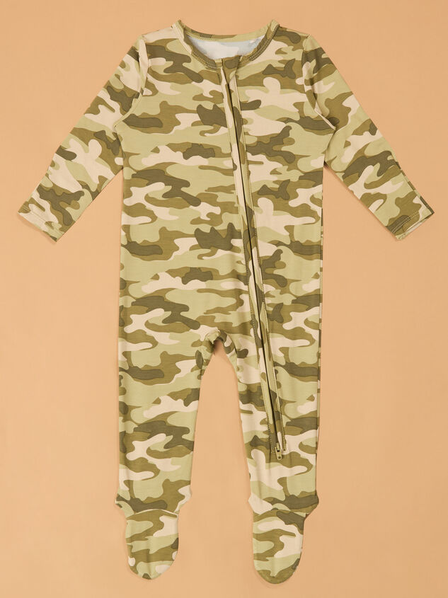 Hunter Camo Long Sleeve Footie - AS Kids