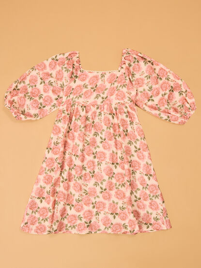 Zainy Floral Midi Toddler Dress - AS Kids