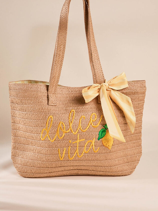 Dolce Vita Straw Tote - ALTAR'D STATE KIDS