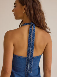 Jill Halter Button-Up Mini Dress Detail 6 - ALTAR'D STATE KIDS