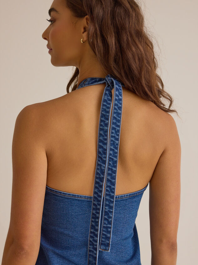 Jill Halter Button-Up Mini Dress Detail 6 - ALTAR'D STATE KIDS