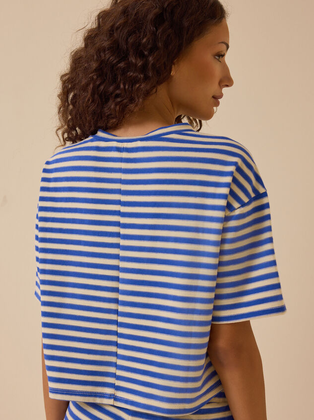 Nyra Stripe Relaxed Top Detail 4 - ALTAR'D STATE KIDS