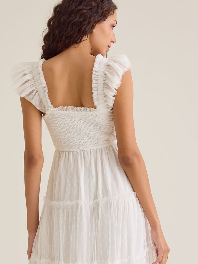 Karmen Clip Dot Maxi Dress Detail 5 - ALTAR'D STATE KIDS