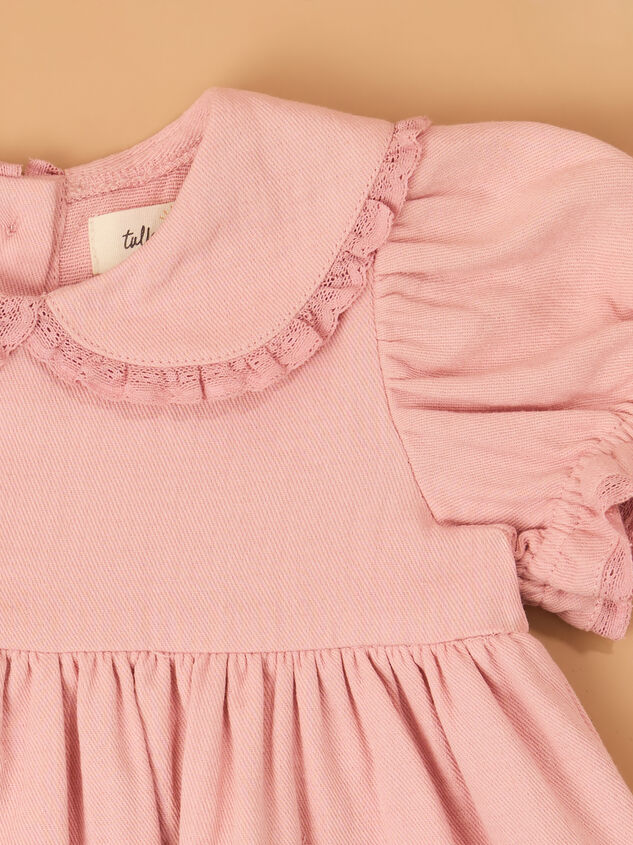 Magnolia Collar Toddler Dress Detail 2 - AS Kids