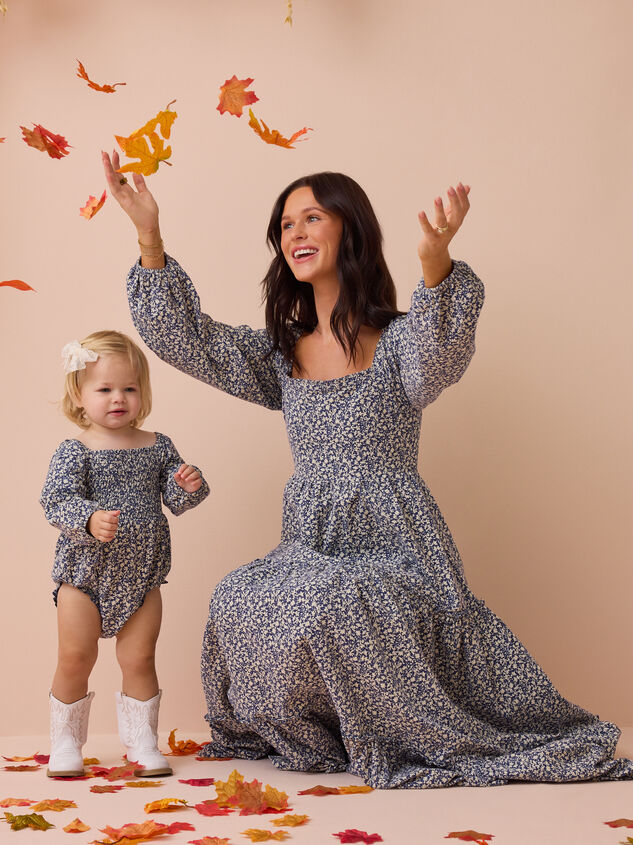 Livy Floral Mama Dress Detail 3 - AS Kids