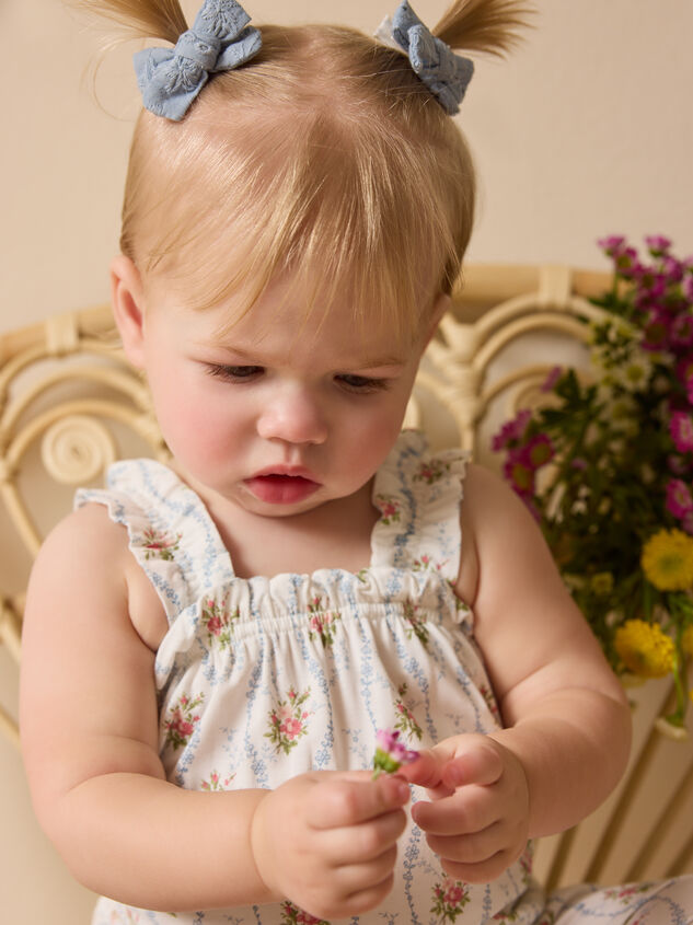 Heirloom Rose Ruffle Overall Detail 3 - ALTAR'D STATE KIDS