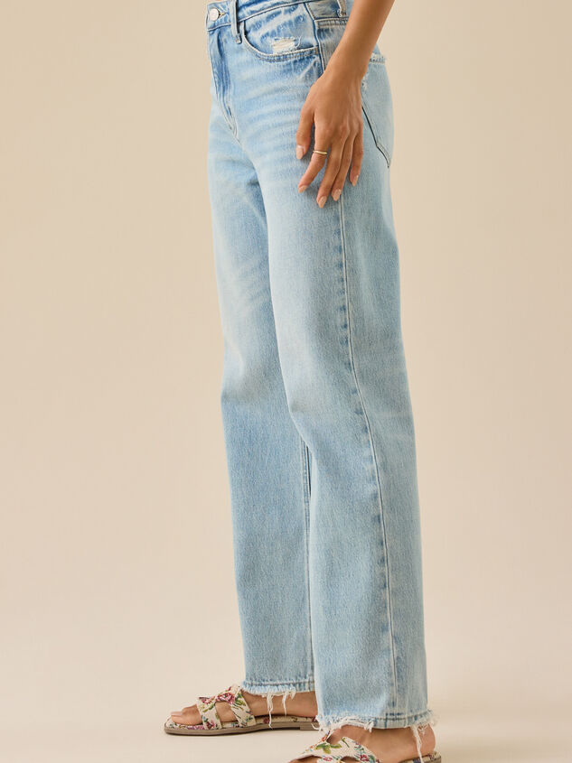 Mickie Straight Leg Jeans Detail 4 - ALTAR'D STATE KIDS