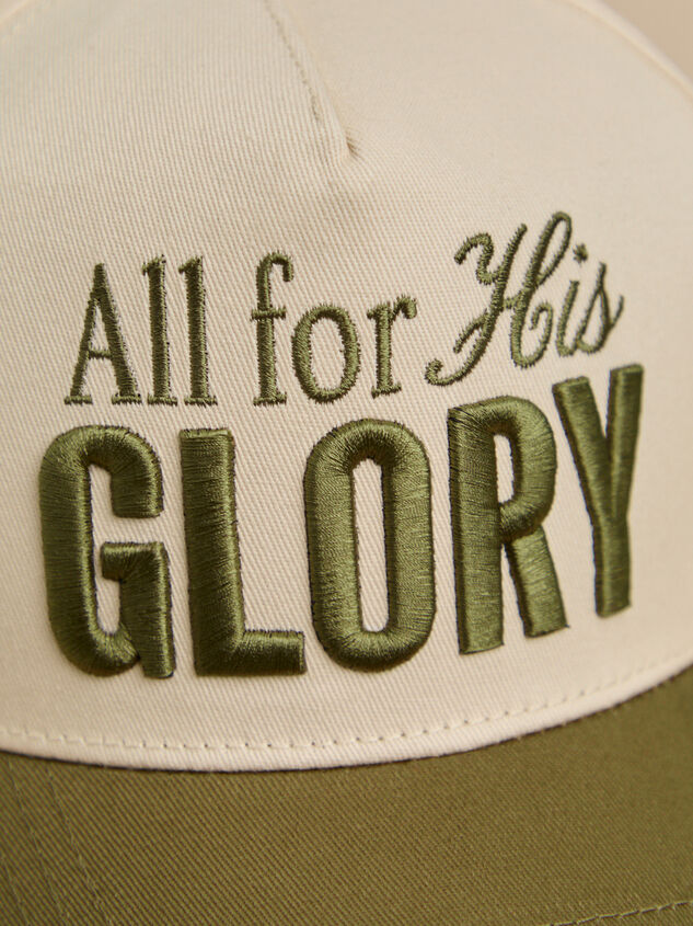 All For His Glory Hat Detail 2 - AS Kids