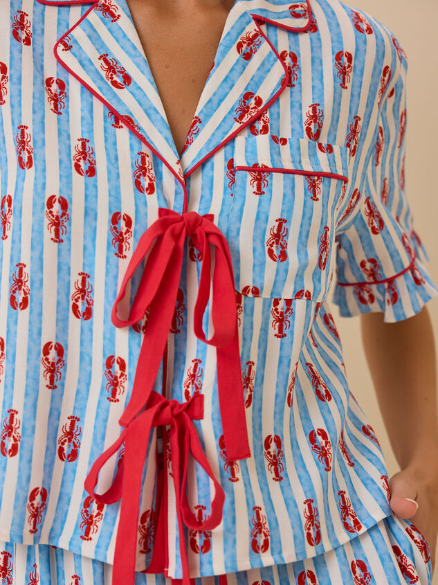 Lobster Sleep Tee Detail 2 - ALTAR'D STATE KIDS