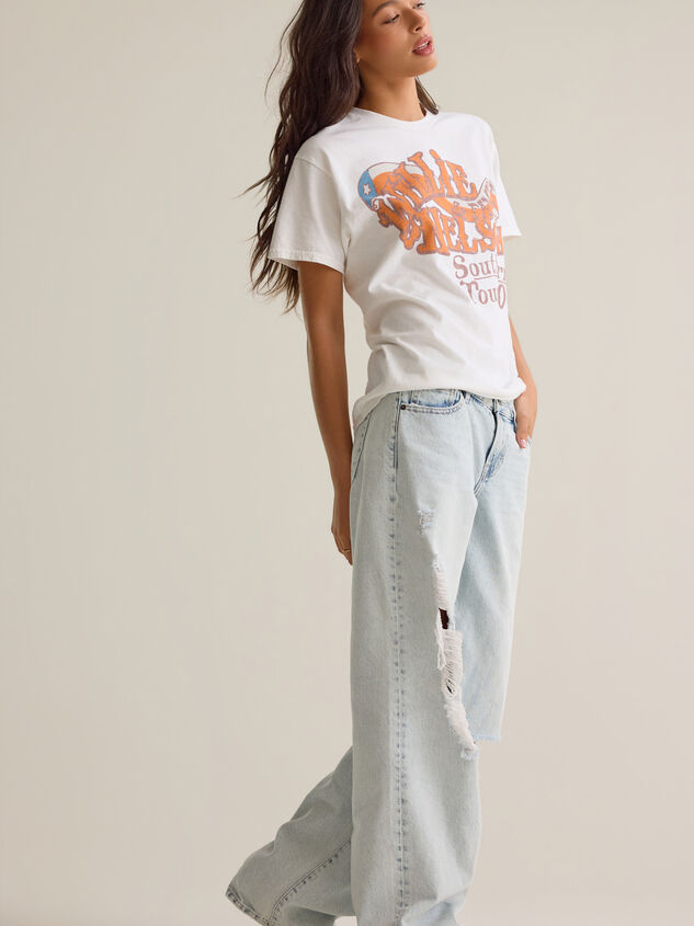 Willie Nelson Oversized Tee Detail 5 - AS Kids