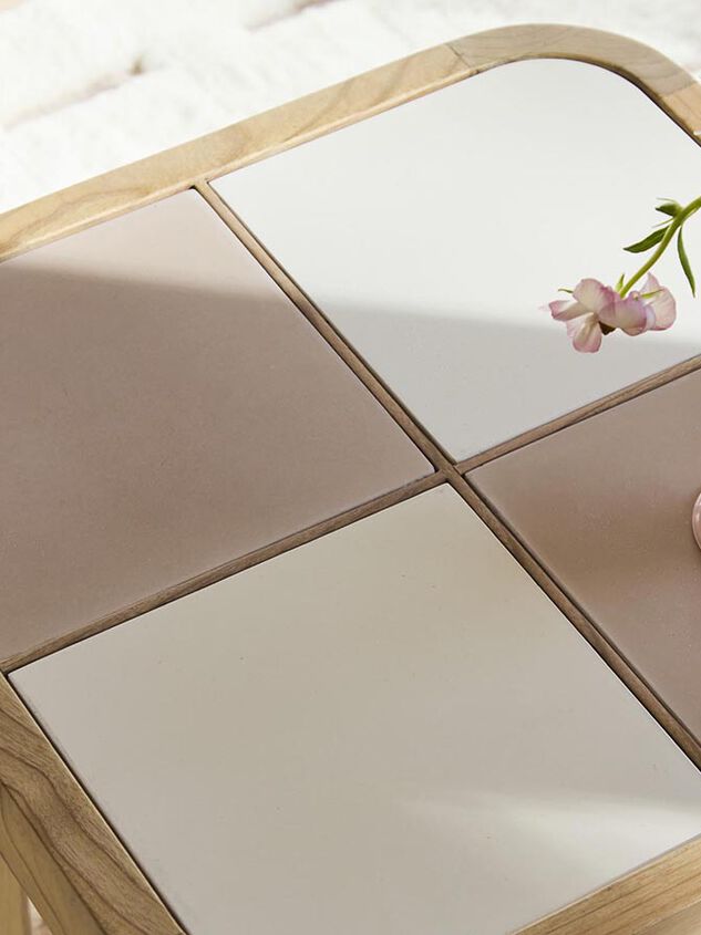 Audrey Wood Side Table Pink Detail 2 - ALTAR'D STATE KIDS