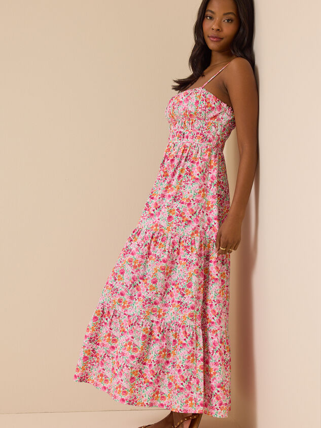 Staleigh Floral Maxi Dress Detail 3 - ALTAR'D STATE KIDS