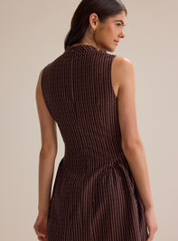 Everly Striped Mini Dress Detail 6 - AS Kids