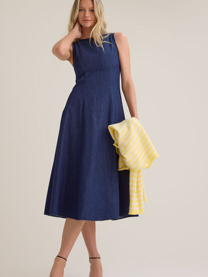 Stella Denim Midi Dress - ALTAR'D STATE KIDS