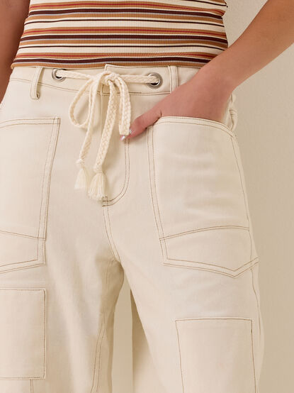 Amelia Tie Barrel Pant - AS Kids