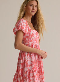 Collie Puff Sleeve Mini Dress Detail 5 - AS Kids