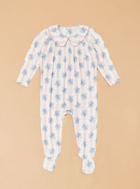 Sia Stripe Rose Footie - AS Kids