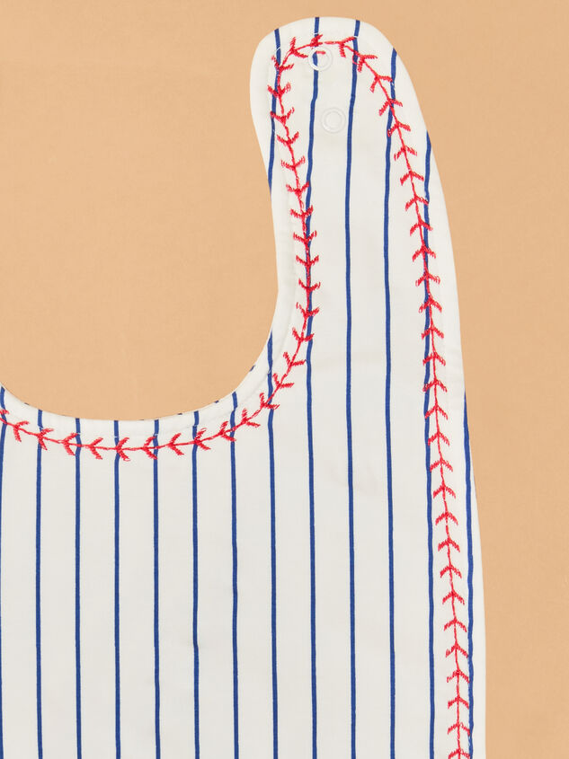Slugger Baseball Bib Detail 3 - ALTAR'D STATE KIDS