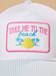 Take Me To The Beach Trucker Hat Detail 2 - ALTAR'D STATE KIDS