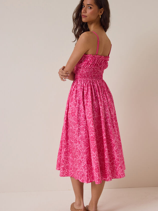 Calysta Floral Midi Dress Detail 5 - ALTAR'D STATE KIDS