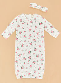 Rosie Rosettes Nightgown with Headband - ALTAR'D STATE KIDS