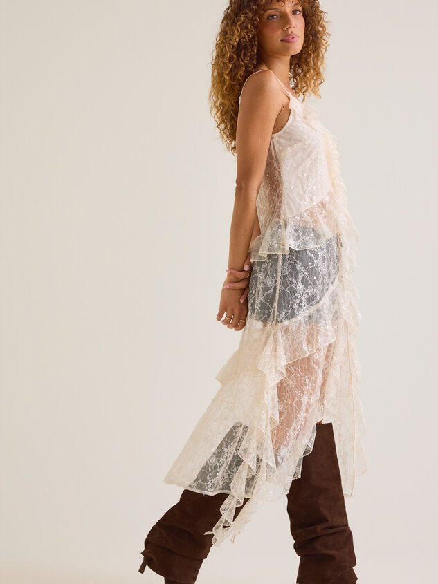 Avalon Sequin Long Ruffle Kimono Detail 3 - AS Kids