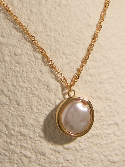 Freshwater Pearl Charm Necklace - AS Kids