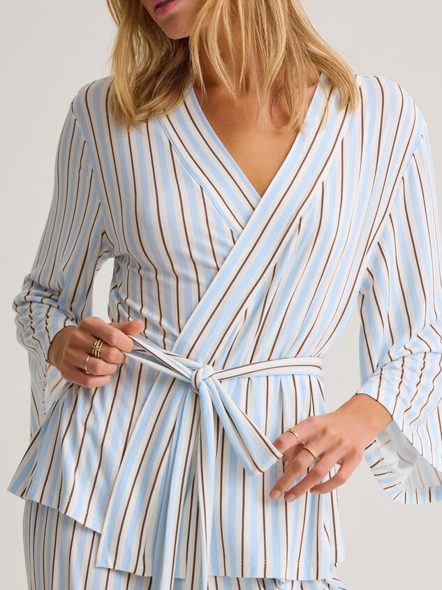 Rosalie Striped Kimono Top Detail 3 - AS Kids