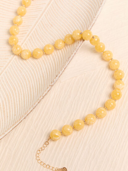 Sunlit Beaded Statement Necklace - AS Kids
