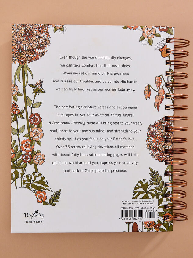 Set Your Mind on Things Above: A Devotional Coloring Book Detail 3 - ALTAR'D STATE KIDS