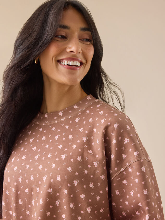 Alessia Floral Mama Sweatshirt Detail 3 - AS Kids